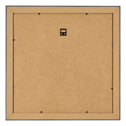 Cadre Photo 50x50cm Noir Argent Poli MDF Pisa Arriere | Yourdecoration.fr