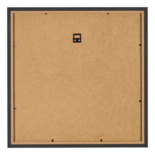 Cadre Photo 50x50cm Noir Grain de Bois MDF Bologna Arriere | Yourdecoration.fr