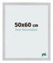 Cadre Photo 50x60cm Acier Inoxydable MDF Bologna De Face Mesure | Yourdecoration.fr