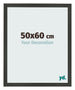 Cadre Photo 50x60cm Anthracite MDF Bologna De Face Mesure | Yourdecoration.fr
