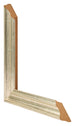 Cadre Photo 50x60cm Brillance Metallique MDF Lazio Detail Intersection | Yourdecoration.fr