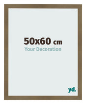 Cadre Photo 50x60cm Bronze Décor MDF Bologna De Face Mesure | Yourdecoration.fr