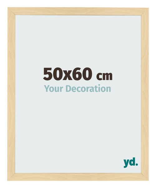 Cadre Photo 50x60cm Hêtre Décor MDF Bologna De Face Mesure | Yourdecoration.fr