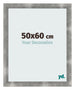 Cadre Photo 50x60cm Metal Vintage MDF Pisa De Face Mesure | Yourdecoration.fr