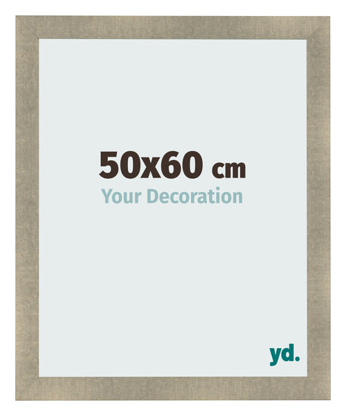 Cadre Photo 50x60cm Or Vintage MDF Pisa De Face Mesure | Yourdecoration.fr
