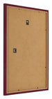 Cadre Photo 50x60cm Vin Rouge Patine MDF Bologna Arriere Oblique | Yourdecoration.fr