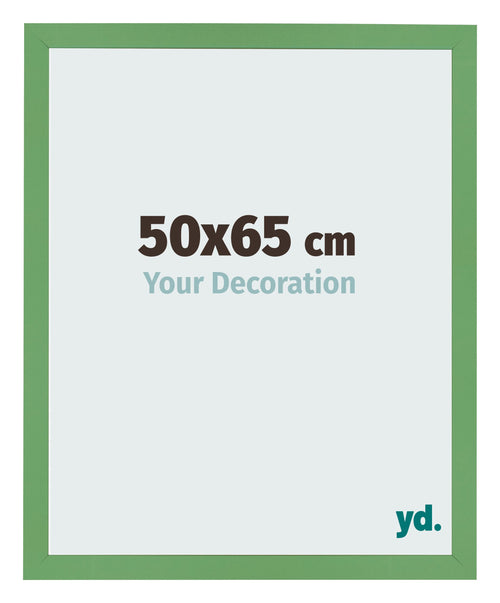 Cadre Photo 50x65 cm Vert MDF Bologna De Face Mesure | Yourdecoration.fr