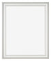 Cadre Photo 50x65cm Blanc Patine MDF Lazio De Face | Yourdecoration.fr