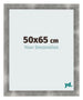 Cadre Photo 50x65cm Metal Vintage MDF Pisa De Face Mesure | Yourdecoration.fr
