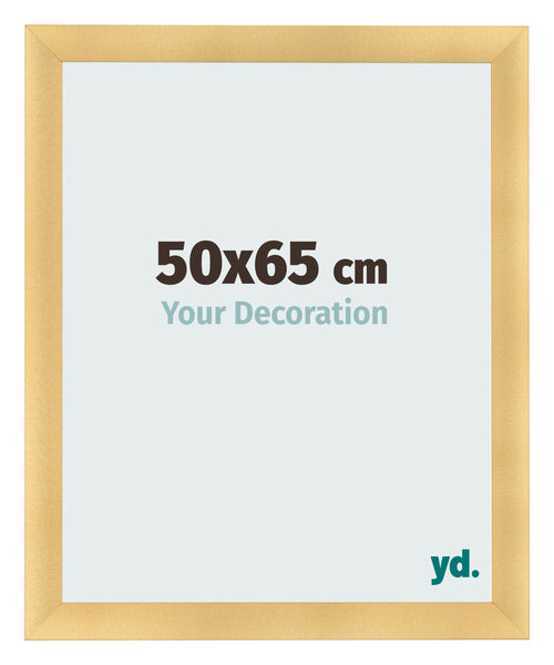 Cadre Photo 50x65cm Or Vintage MDF Pisa De Face Mesure | Yourdecoration.fr