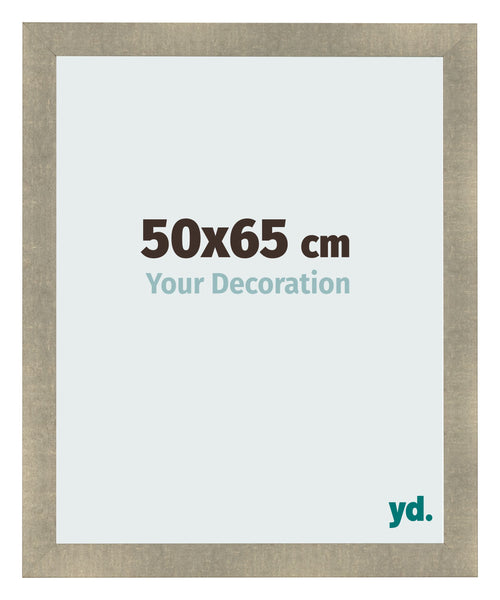 Cadre Photo 50x65cm Or Vintage MDF Pisa De Face Mesure | Yourdecoration.fr
