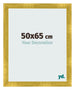 Cadre Photo 50x65cm Or Vintage MDF Pisa De Face Mesure | Yourdecoration.fr