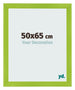 Cadre Photo 50x65cm Vert MDF Pisa De Face Mesure | Yourdecoration.fr