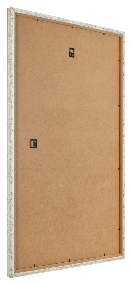 Cadre Photo 50x70cm Blanc Vintage MDF Bologna Arriere Oblique | Yourdecoration.fr
