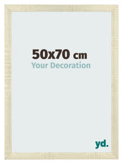 Cadre Photo 50x70cm Chene Sonoma MDF Pisa De Face Mesure | Yourdecoration.fr