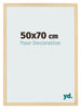 Cadre Photo 50x70cm Hêtre Décor MDF Bologna De Face Mesure | Yourdecoration.fr