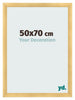 Cadre Photo 50x70cm Or Vintage MDF Pisa De Face Mesure | Yourdecoration.fr