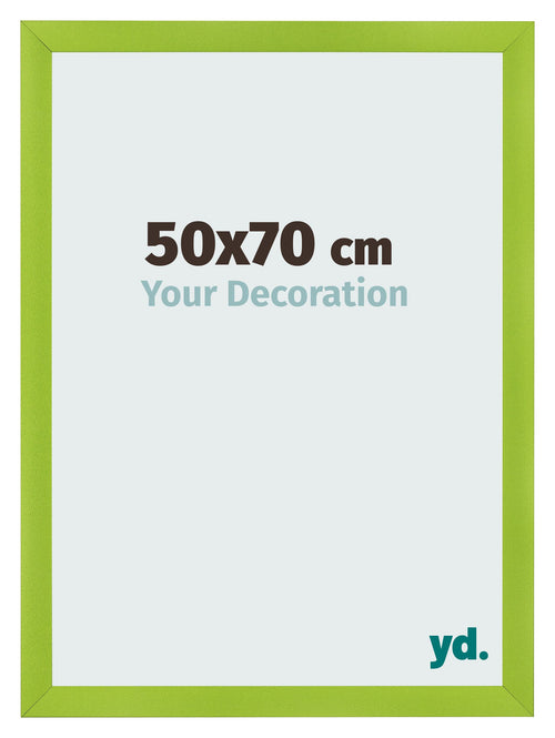 Cadre Photo 50x70cm Vert MDF Pisa De Face Mesure | Yourdecoration.fr