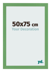 Cadre Photo 50x75 cm Vert MDF Bologna De Face Mesure | Yourdecoration.fr