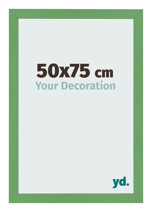 Cadre Photo 50x75 cm Vert MDF Bologna De Face Mesure | Yourdecoration.fr
