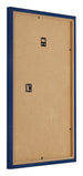 Cadre Photo 50x75cm Bleu Foncé Patiné MDF Bologna Arriere Oblique | Yourdecoration.fr