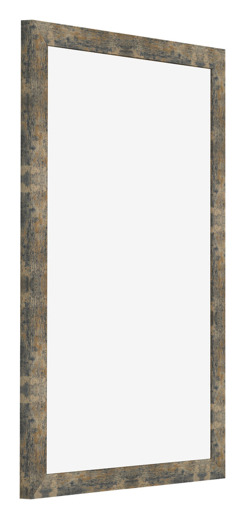 Cadre Photo 50x75cm Bleu Or Mélangé MDF Bologna De Face Oblique | Yourdecoration.fr