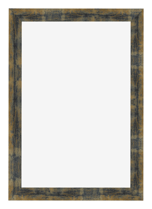Cadre Photo 50x75cm Bleu Or Melange MDF Pisa De Face | Yourdecoration.fr