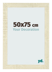 Cadre Photo 50x75cm Chene Sonoma MDF Pisa De Face Mesure | Yourdecoration.fr