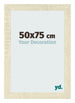 Cadre Photo 50x75cm Chene Sonoma MDF Pisa De Face Mesure | Yourdecoration.fr