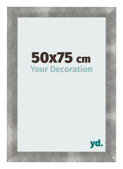 Cadre Photo 50x75cm Metal Vintage MDF Pisa De Face Mesure | Yourdecoration.fr
