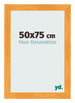 Cadre Photo 50x75cm Orange MDF Pisa De Face Mesure | Yourdecoration.fr