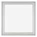 Cadre Photo 55x55cm Argent Mat MDF Lazio De Face | Yourdecoration.fr