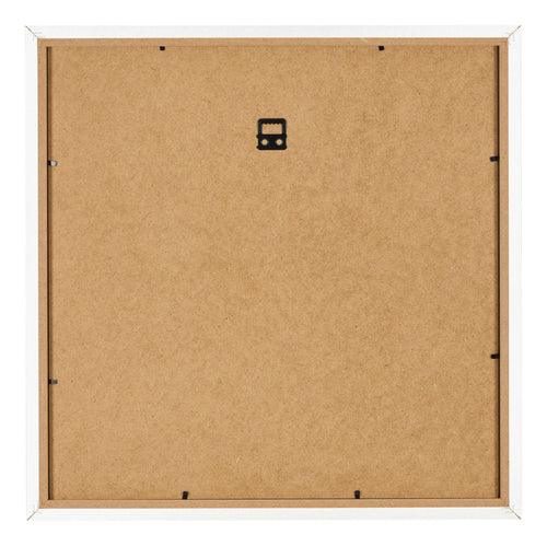 Cadre Photo 55x55cm Blanc Brillant MDF Bologna Arriere | Yourdecoration.fr