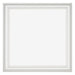 Cadre Photo 55x55cm Blanc Patine MDF Lazio De Face | Yourdecoration.fr