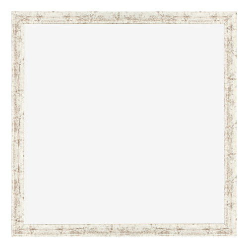 Cadre Photo 55x55cm Blanc Vintage MDF Bologna De Face | Yourdecoration.fr