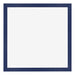 Cadre Photo 55x55cm Bleu Foncé Patiné MDF Bologna De Face | Yourdecoration.fr