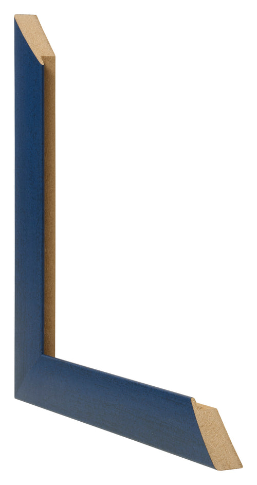 Cadre Photo 55x55cm Bleu Fonce Patine MDF Pisa Detail Intersection | Yourdecoration.fr