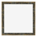 Cadre Photo 55x55cm Bleu Or Melange MDF Pisa De Face | Yourdecoration.fr