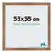 Cadre Photo 55x55cm Cuivre Décor MDF Bologna De Face Mesure | Yourdecoration.fr