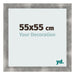Cadre Photo 55x55cm Metal Vintage MDF Pisa De Face Mesure | Yourdecoration.fr
