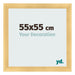 Cadre Photo 55x55cm Or Vintage MDF Pisa De Face Mesure | Yourdecoration.fr