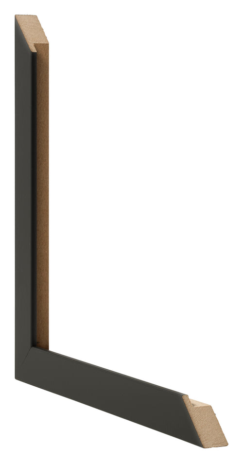 Cadre Photo 55x65cm Anthracite MDF Bologna Detail Intersection GT | Yourdecoration.fr