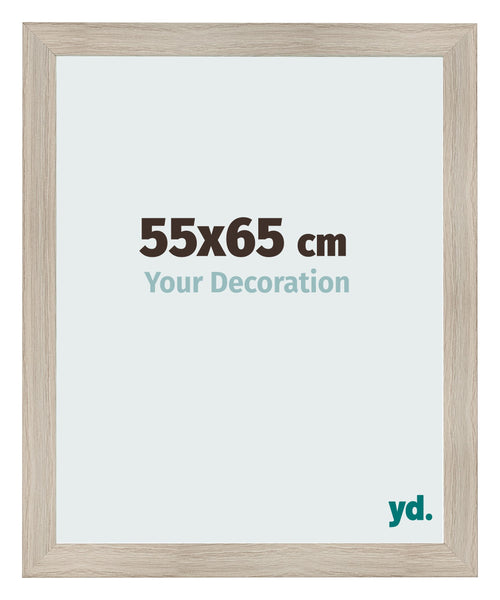 Cadre Photo 55x65cm Chene Rustique MDF Pisa De Face Mesure | Yourdecoration.fr