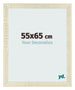 Cadre Photo 55x65cm Chene Sonoma MDF Pisa De Face Mesure | Yourdecoration.fr