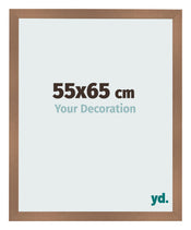 Cadre Photo 55x65cm Cuivre Décor MDF Bologna De Face Mesure | Yourdecoration.fr
