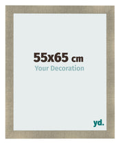 Cadre Photo 55x65cm Or Vintage MDF Pisa De Face Mesure | Yourdecoration.fr