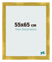 Cadre Photo 55x65cm Or Vintage MDF Pisa De Face Mesure | Yourdecoration.fr