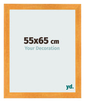 Cadre Photo 55x65cm Orange MDF Pisa De Face Mesure | Yourdecoration.fr