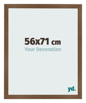 Cadre Photo 56x71 cm Chene Rustique MDF Bologna De Face Mesure | Yourdecoration.fr