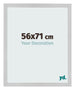 Cadre Photo 56x71cm Acier Inoxydable MDF Bologna De Face Mesure | Yourdecoration.fr